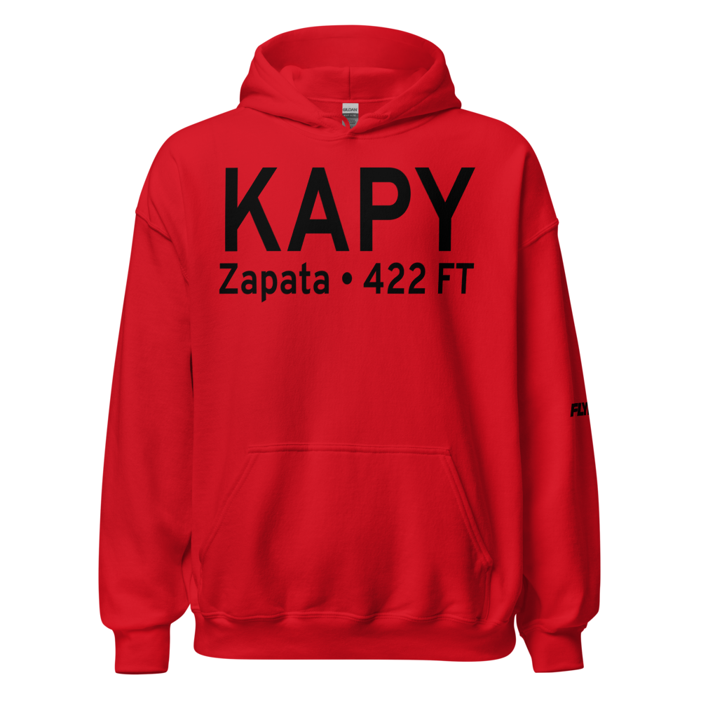 Zapata County Airport (KAPY) ICAO Hoodie Sweatshirt 