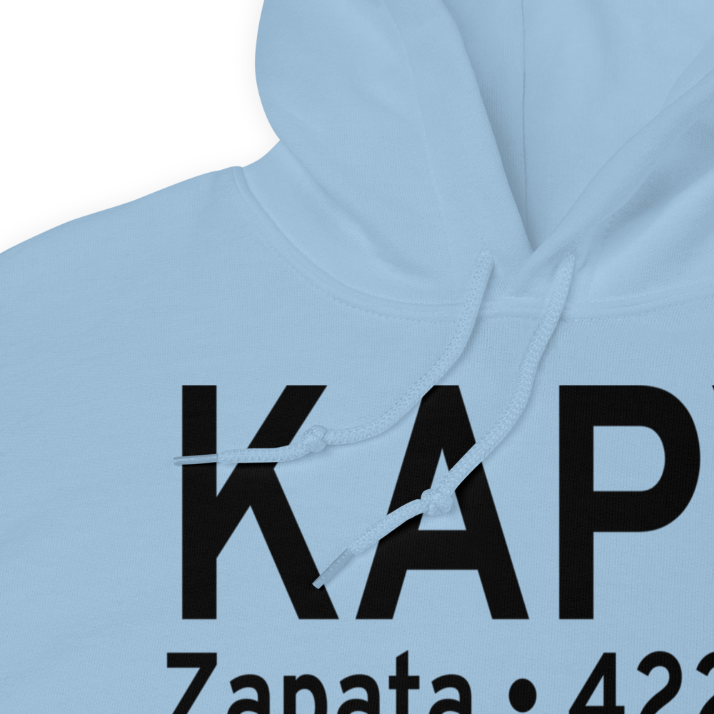 Zapata County Airport (KAPY) ICAO Hoodie Sweatshirt 