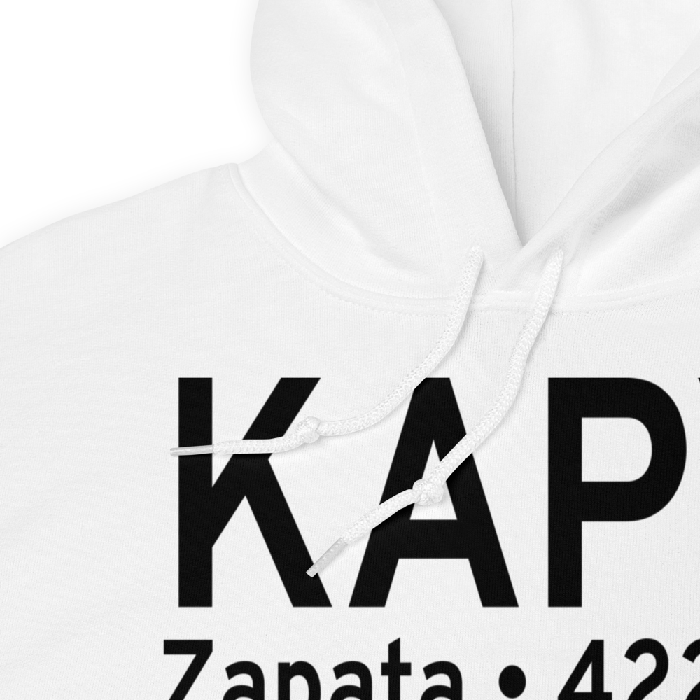 Zapata County Airport (KAPY) ICAO Hoodie Sweatshirt 