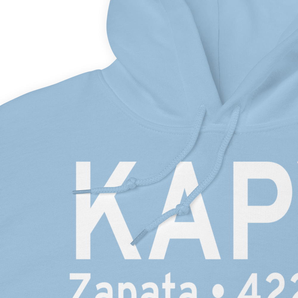 Zapata County Airport (KAPY) ICAO Hoodie Sweatshirt 