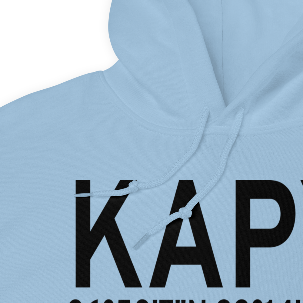 Zapata County Airport (KAPY) ICAO Hoodie Sweatshirt 