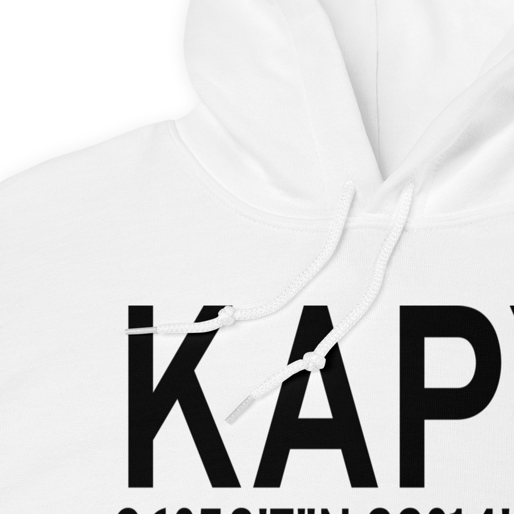 Zapata County Airport (KAPY) ICAO Hoodie Sweatshirt 