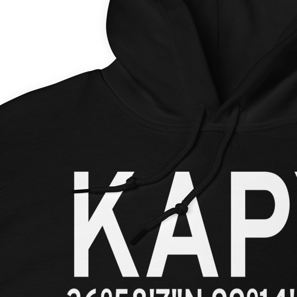 Zapata County Airport (KAPY) ICAO Hoodie Sweatshirt 