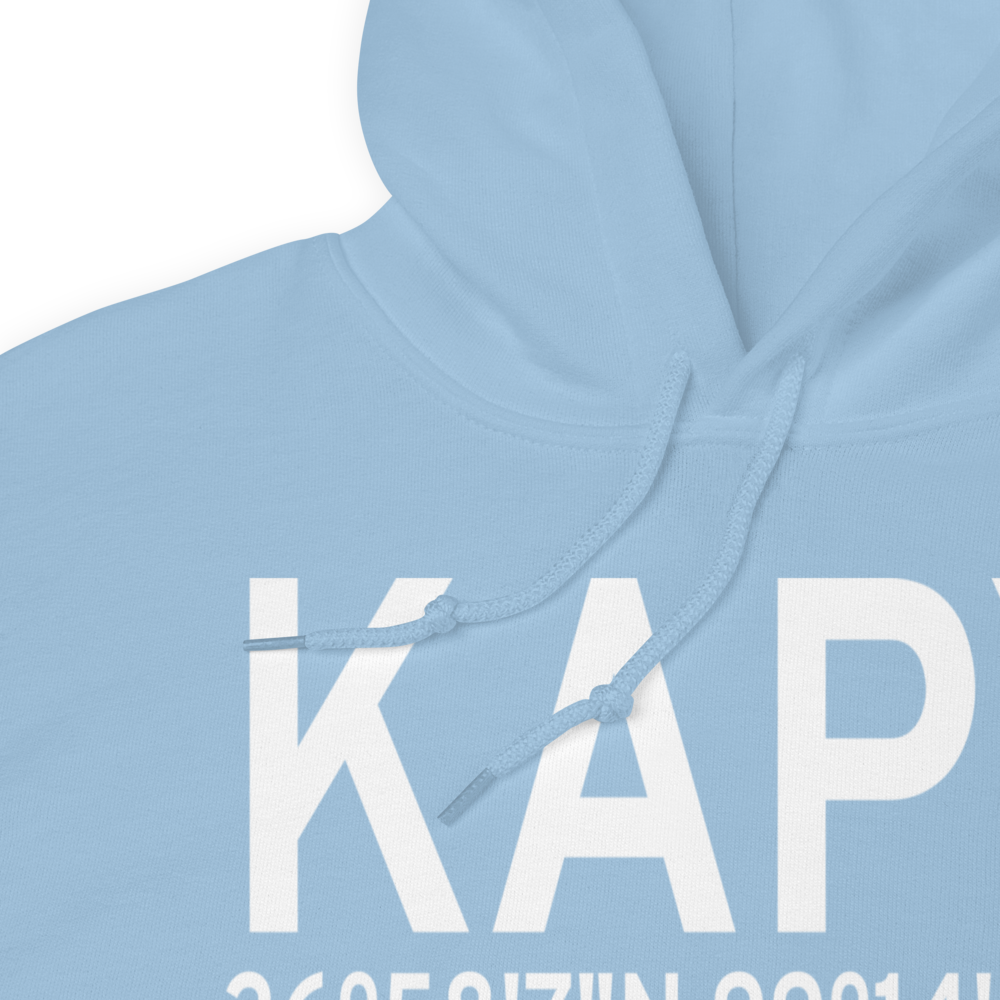 Zapata County Airport (KAPY) ICAO Hoodie Sweatshirt 