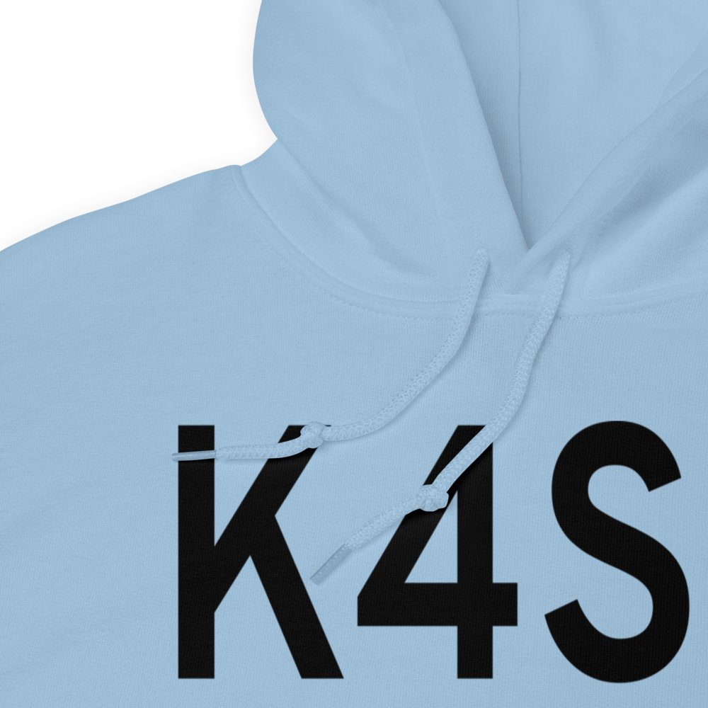 Portland Mulino Airport (K4S9) ICAO Hoodie Sweatshirt 