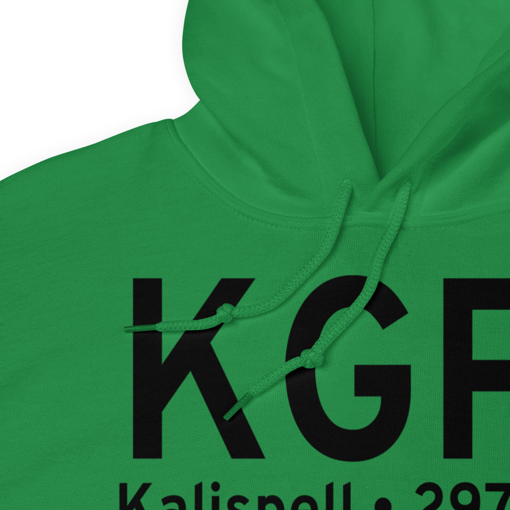 Glacier Park International Airport (KGPI) ICAO Hoodie Sweatshirt 