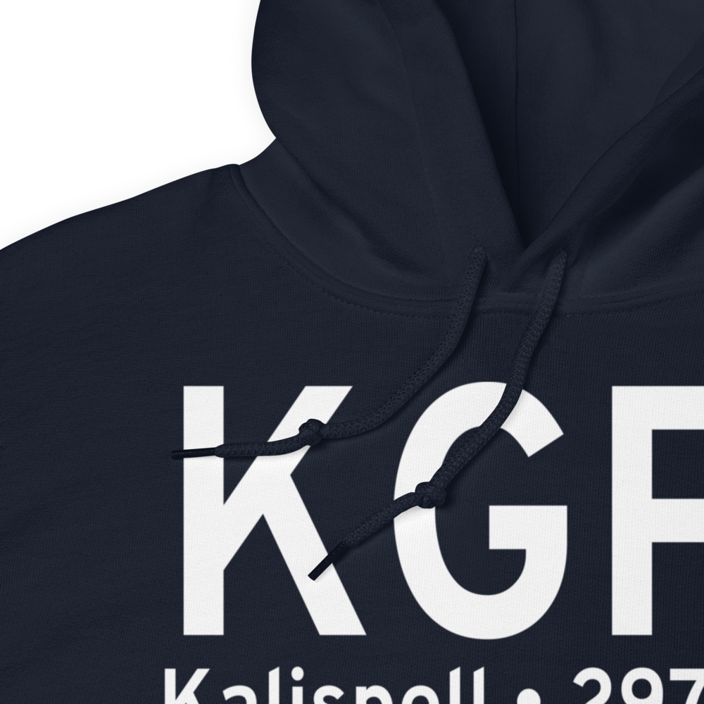 Glacier Park International Airport (KGPI) ICAO Hoodie Sweatshirt 