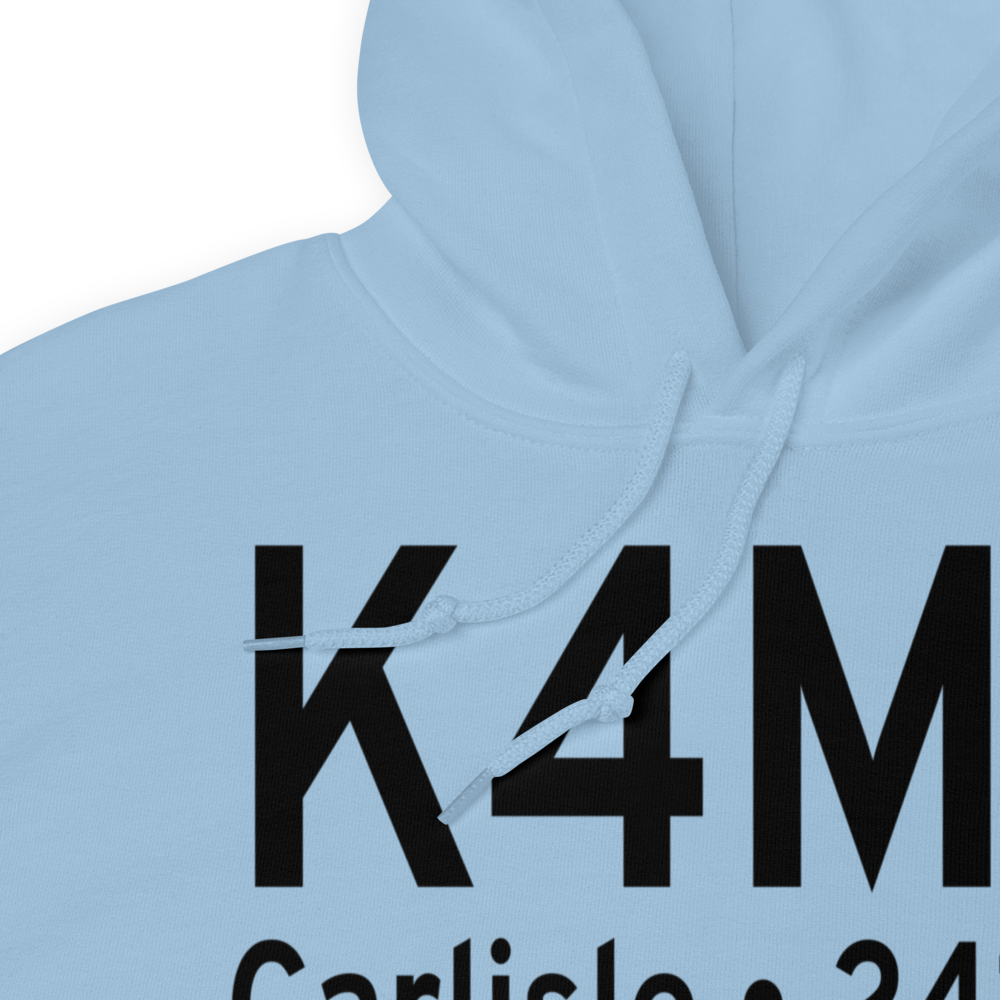 Carlisle Municipal Airport (K4M3) ICAO Hoodie Sweatshirt 