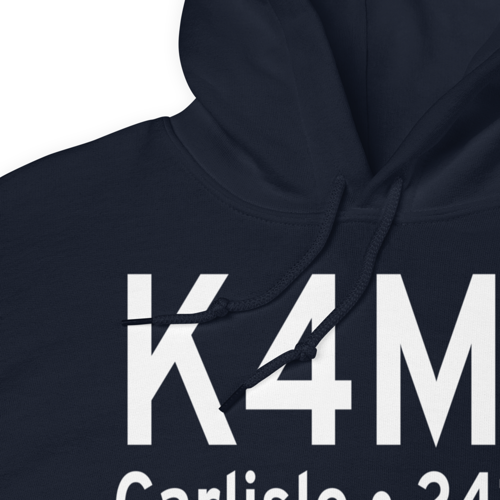Carlisle Municipal Airport (K4M3) ICAO Hoodie Sweatshirt 