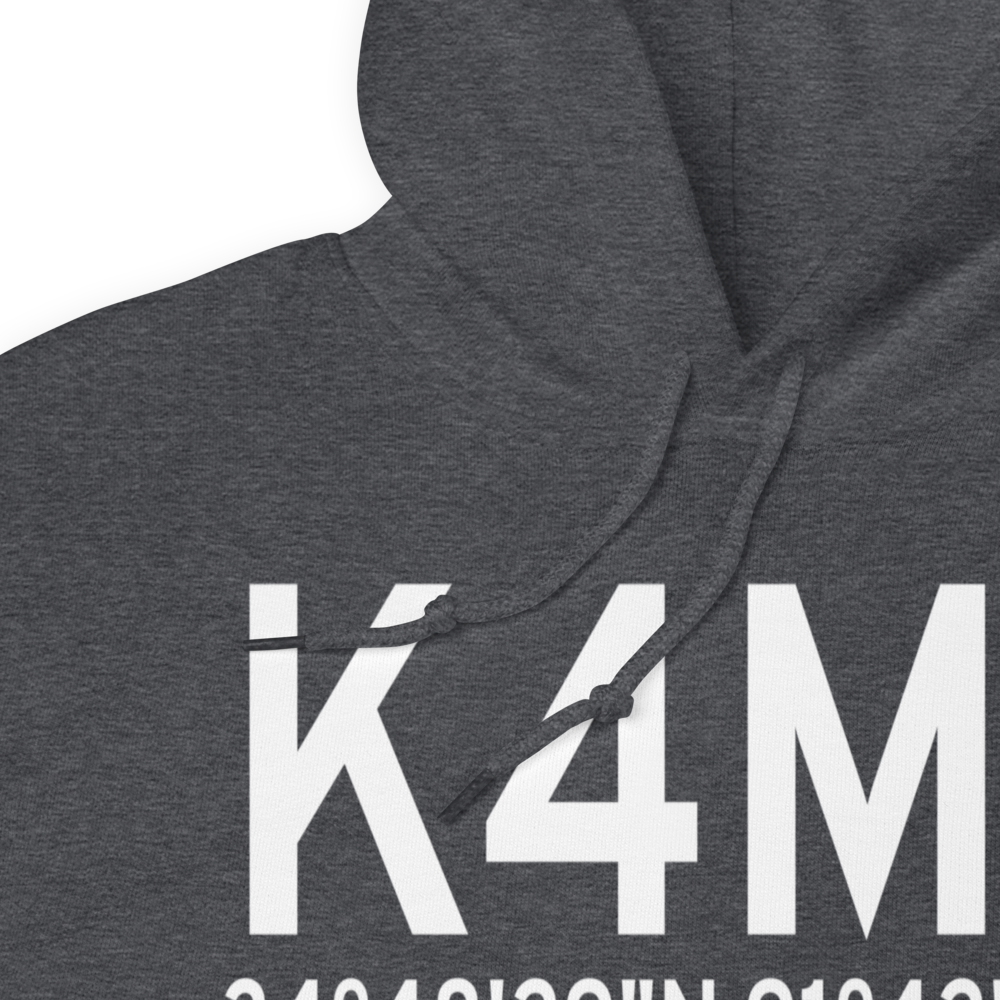 Carlisle Municipal Airport (K4M3) ICAO Hoodie Sweatshirt 