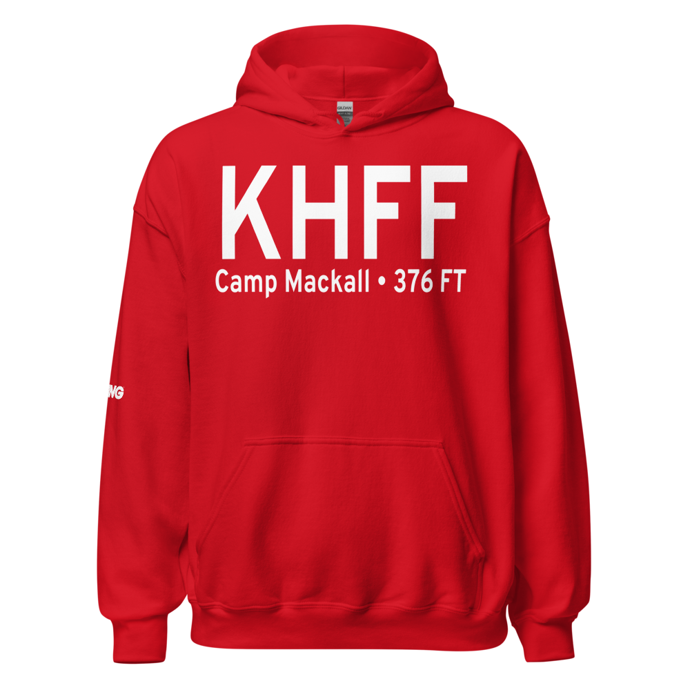 Mackall Army Air Field (KHFF) ICAO Hoodie Sweatshirt 