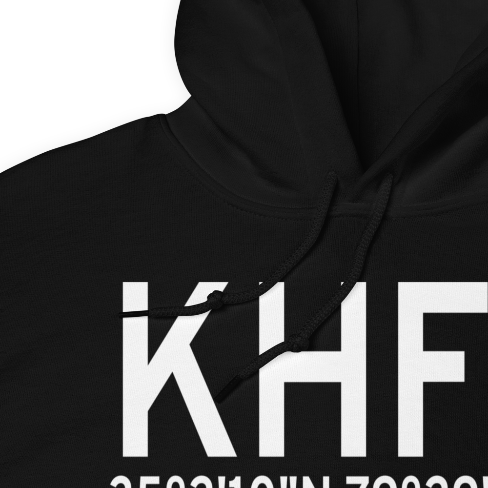 Mackall Army Air Field (KHFF) ICAO Hoodie Sweatshirt 