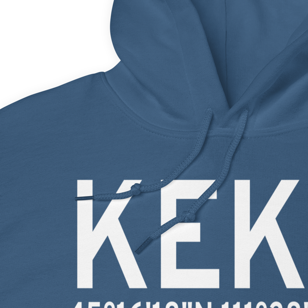 Ennis Big Sky Airport (KEKS) ICAO Hoodie Sweatshirt 