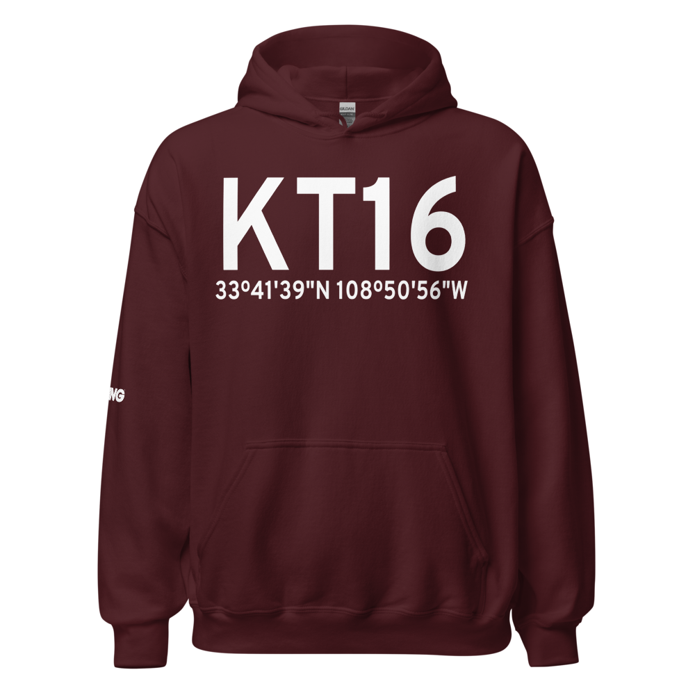 Reserve Airport (KT16) ICAO Hoodie Sweatshirt 