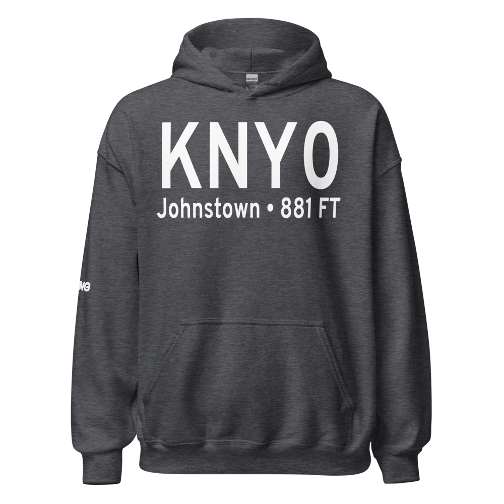 Fulton County Airport (KNY0) ICAO Hoodie Sweatshirt 
