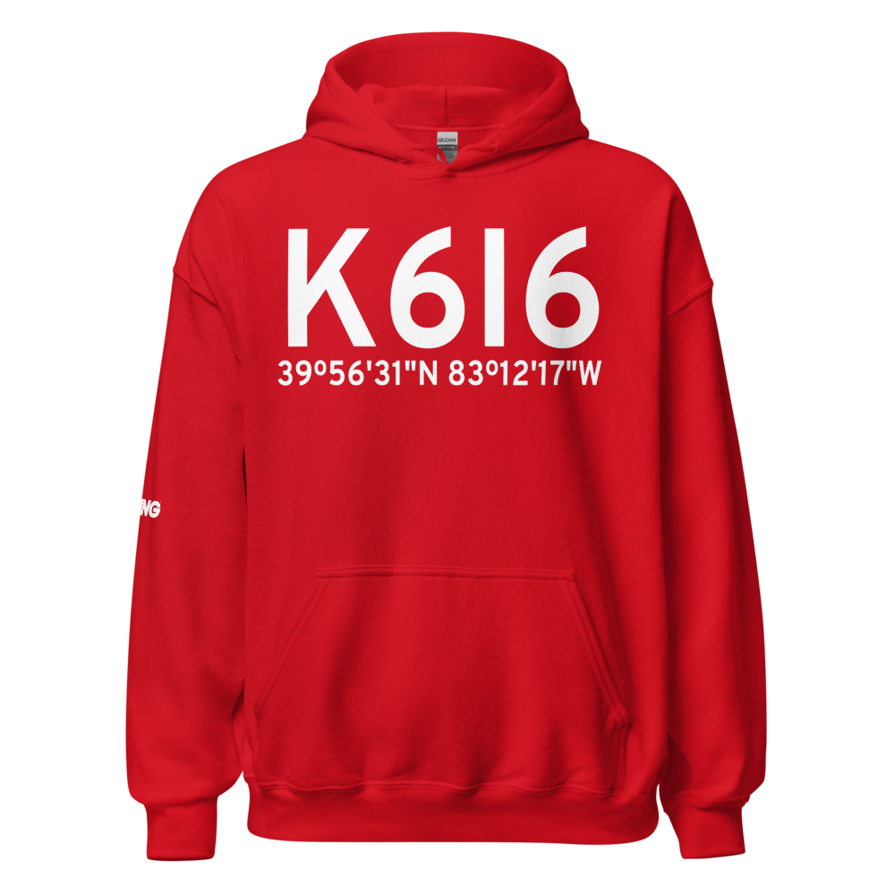 Darby Dan Airport (K6I6) ICAO Hoodie Sweatshirt 