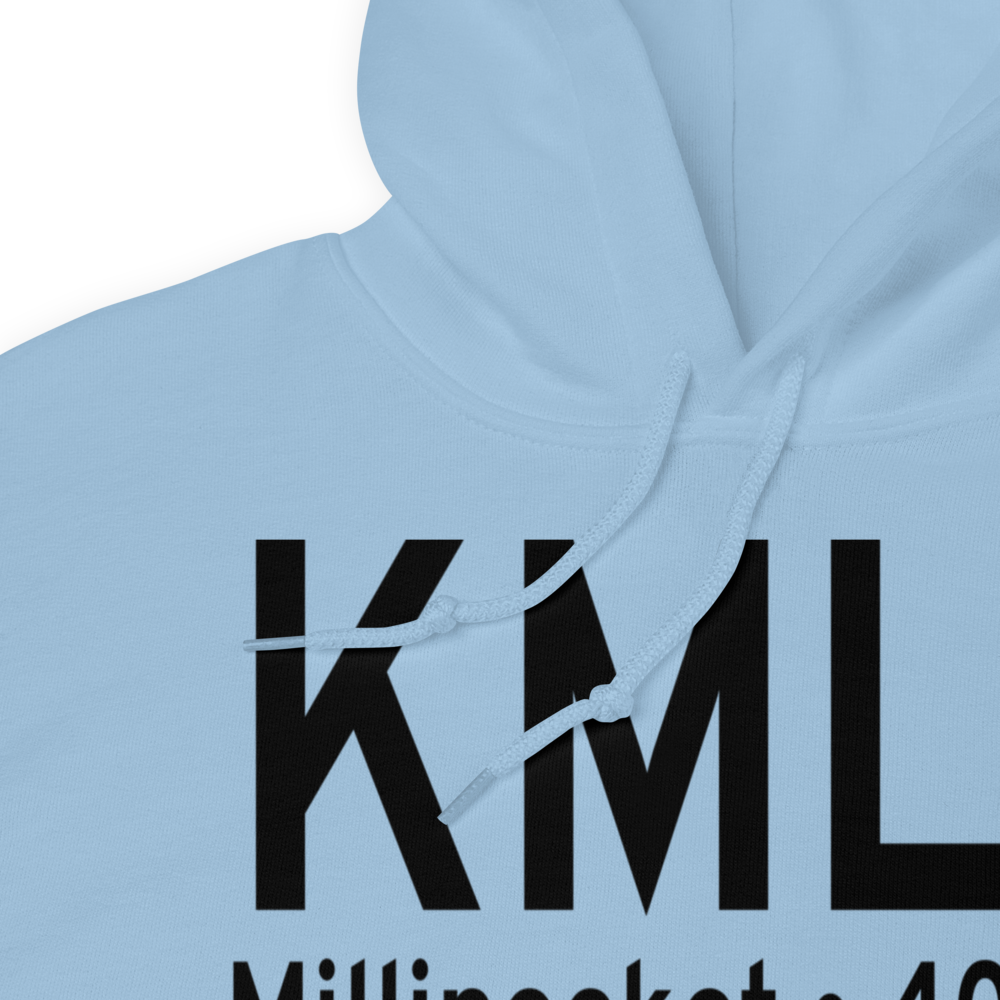 Millinocket Municipal Airport (KMLT) ICAO Hoodie Sweatshirt 