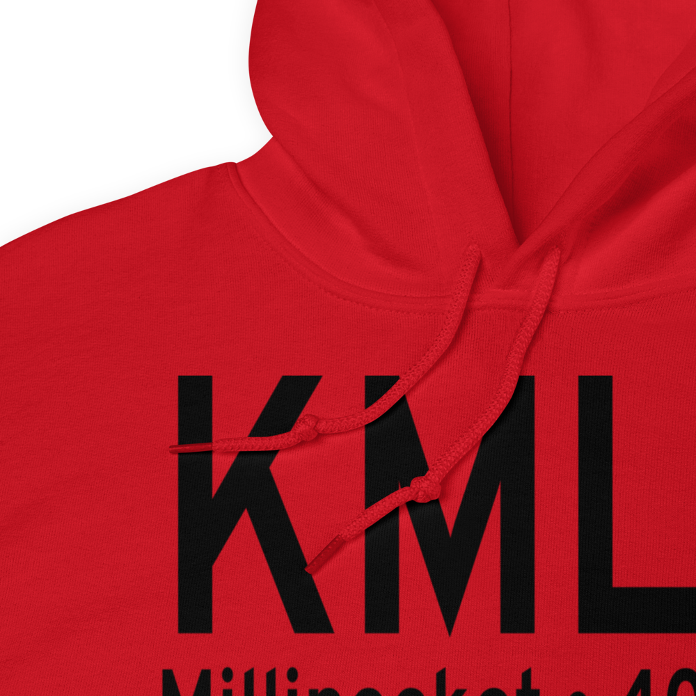 Millinocket Municipal Airport (KMLT) ICAO Hoodie Sweatshirt 