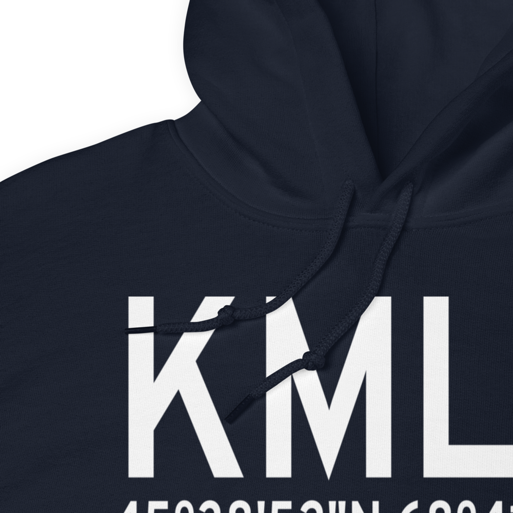 Millinocket Municipal Airport (KMLT) ICAO Hoodie Sweatshirt 