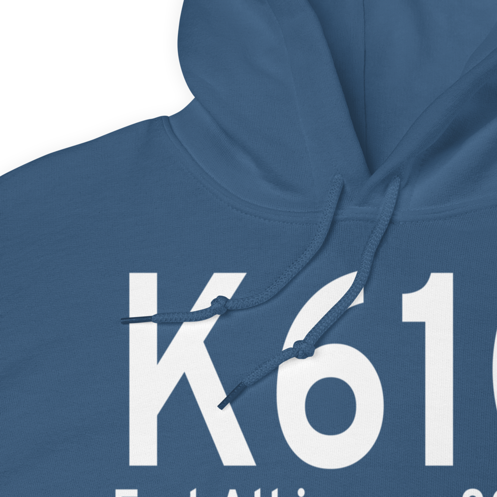 Fort Atkinson Municipal Airport (K61C) ICAO Hoodie Sweatshirt 