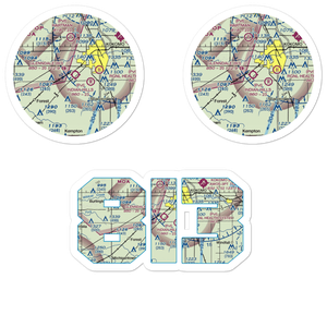 Glenndale Airport (8I3) VFR Sectional Sticker Pack