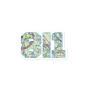 Robinson Airport (8I1) VFR Sectional Sticker
