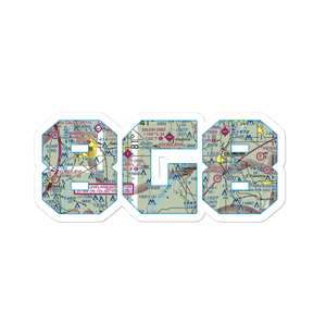 Koons Airport (8G8) VFR Sectional Sticker