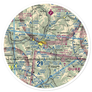 Giermek Executive Airport (8G3) VFR Sectional Sticker (30 mile)