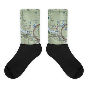 Lake Andes Municipal Airport (8D8) VFR Sectional Socks