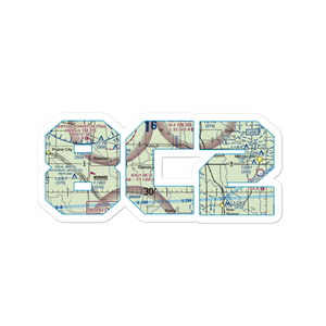 Sully Municipal Airport (8C2) VFR Sectional Sticker