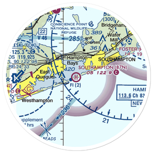 Southampton Heliport (87N) VFR Sectional Sticker (20 mile)