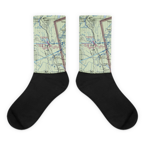 Portage Lake Municipal Seaplane Base (87B) VFR Sectional Socks