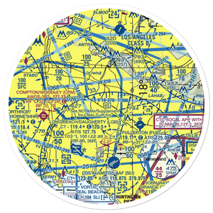 Norwalk Sheriff Station Heliport (84L) VFR Sectional Sticker (30 mile)