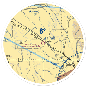 Upton Municipal Airport (83V) VFR Sectional Sticker (30 mile)