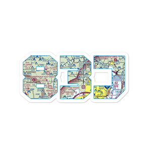 Coastal Airport (83J) VFR Sectional Sticker