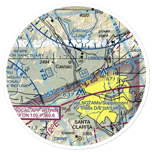 Sheriff's Wayside Heliport (81L) VFR Sectional Sticker (20 mile)