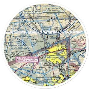 Sheriff's Wayside Heliport (81L) VFR Sectional Sticker (30 mile)