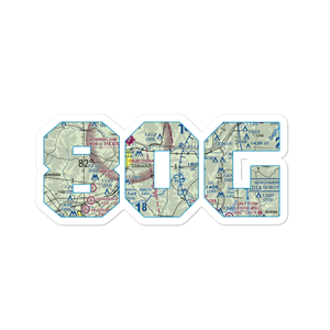 Tri-City Airport (80G) VFR Sectional Sticker