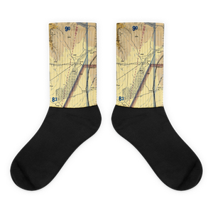 Oscura Army Air Field Aux Airport (80E) VFR Sectional Socks