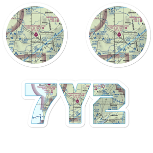 Thompsonville Airport (7Y2) VFR Sectional Sticker Pack