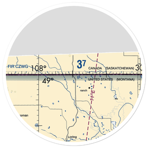 Morgan Airport (7U4) VFR Sectional Sticker (30 mile)