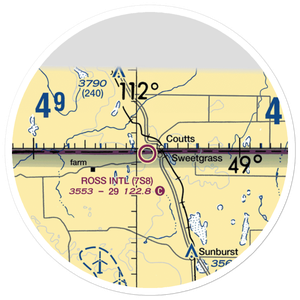 Ross International Airport (7S8) VFR Sectional Sticker (20 mile)