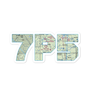 Piso Airport (7P5) VFR Sectional Sticker
