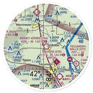 Honey Acres Airport (7N4) VFR Sectional Sticker (20 mile)