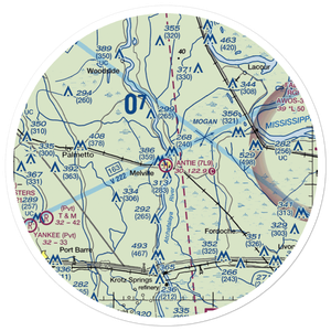 Pete Antie Municipal Heliport (7L9) VFR Sectional Sticker (30 mile)