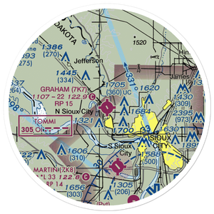 Graham Field (7K7) VFR Sectional Sticker (20 mile)