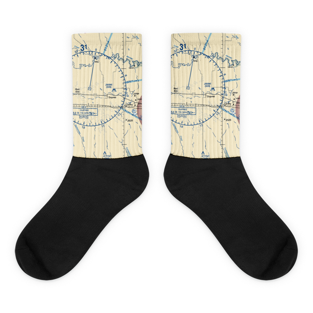 Dupree Municipal Airport (7F2) VFR Sectional Socks 