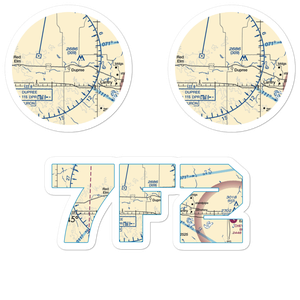 Dupree Municipal Airport (7F2) VFR Sectional Sticker Pack