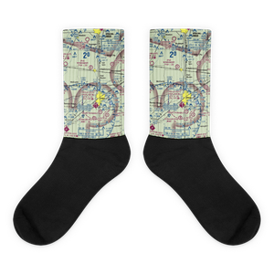 Priebe Airport (7D5) VFR Sectional Socks