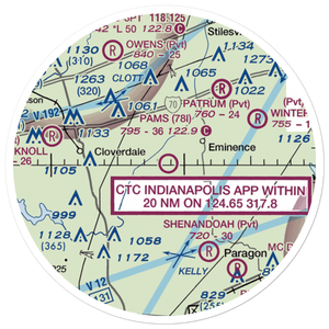 Pam's Place Airport (78I) VFR Sectional Sticker (20 mile)